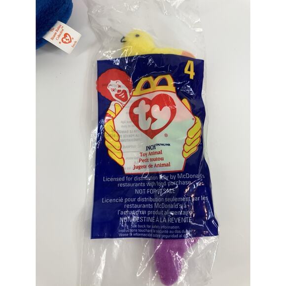 Ty Beanie Babies Bundle (2pcs) Inch And Teenie Beanie Inch - Picture 2 of 11